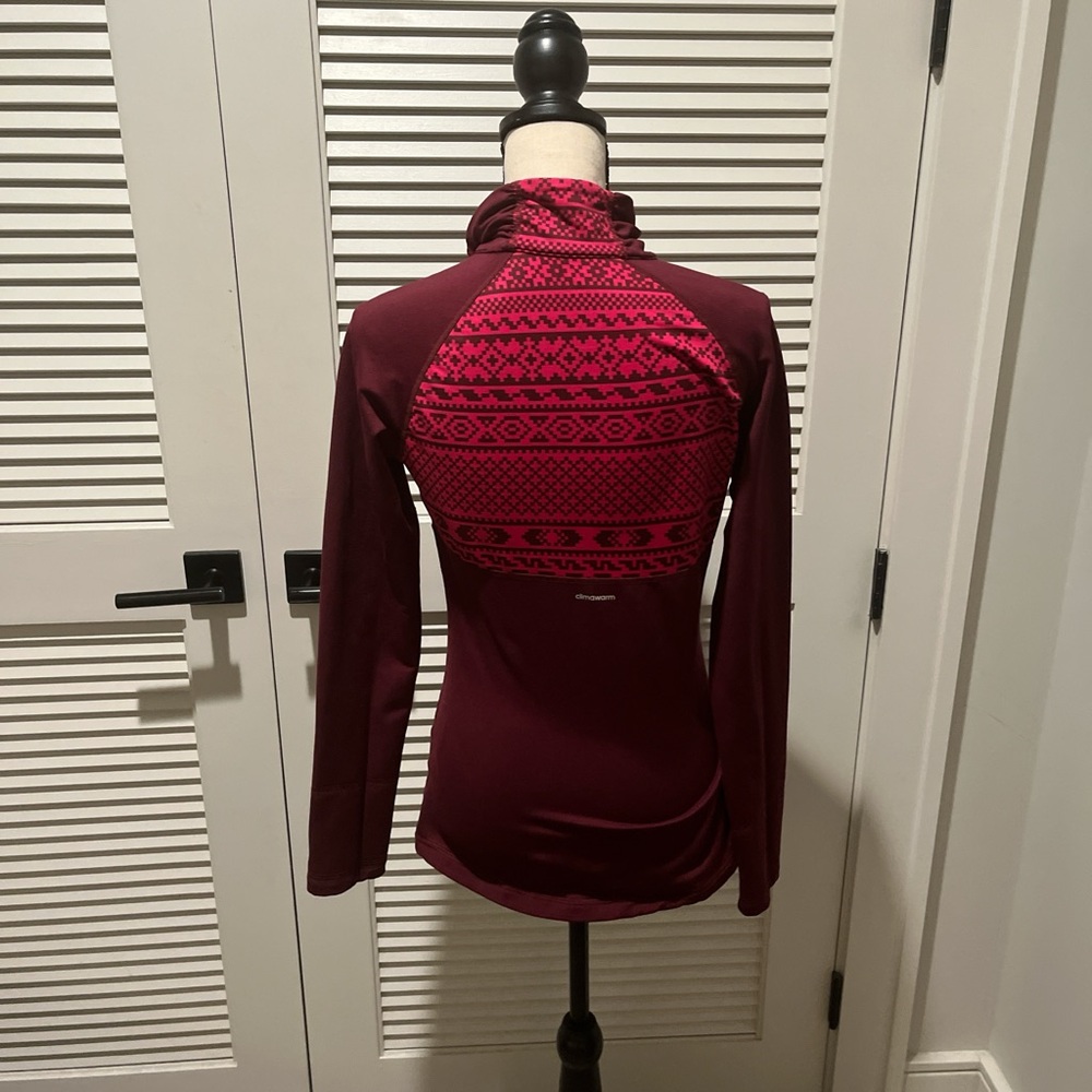 Adidas Bold Red and Pink Climawarm Jacket - Picture 7 of 8
